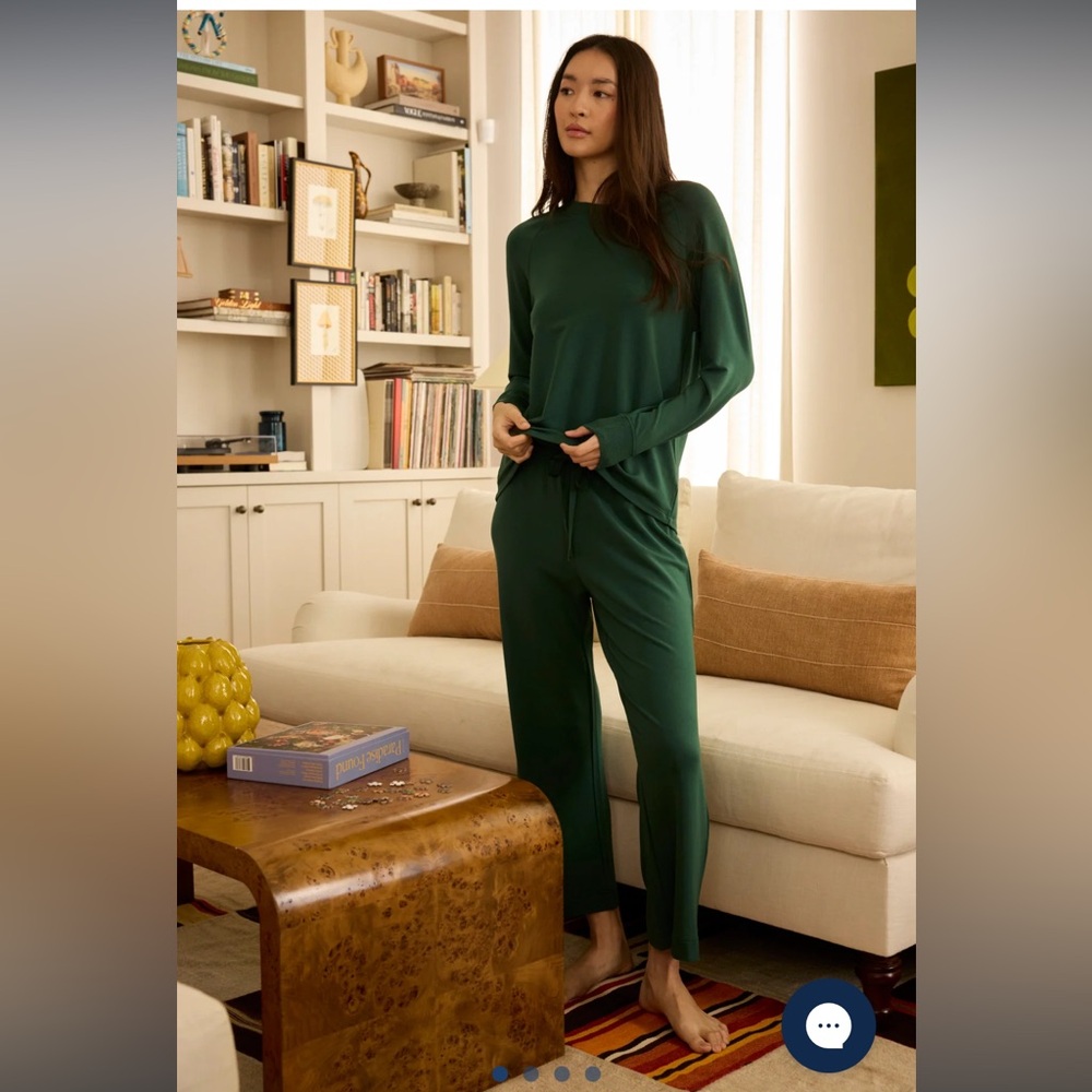 Relax Pants Set in Trekking Green